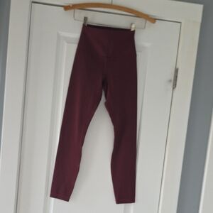 Lululemon athletica Deep Wine Brownish Leggings